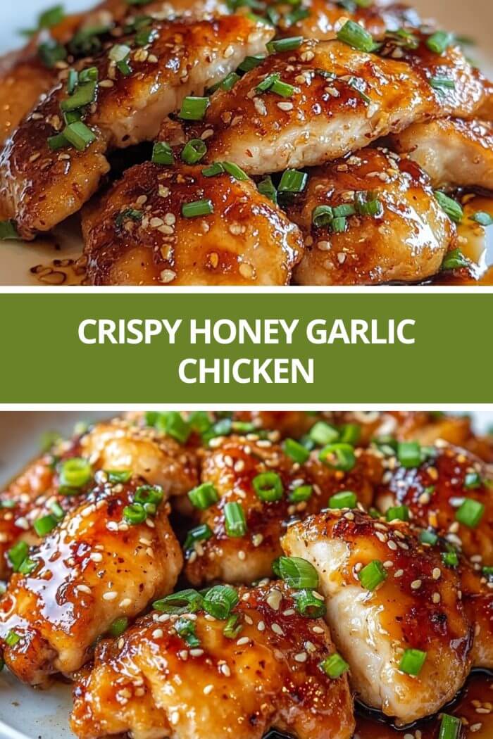 Crispy Honey Garlic Chicken