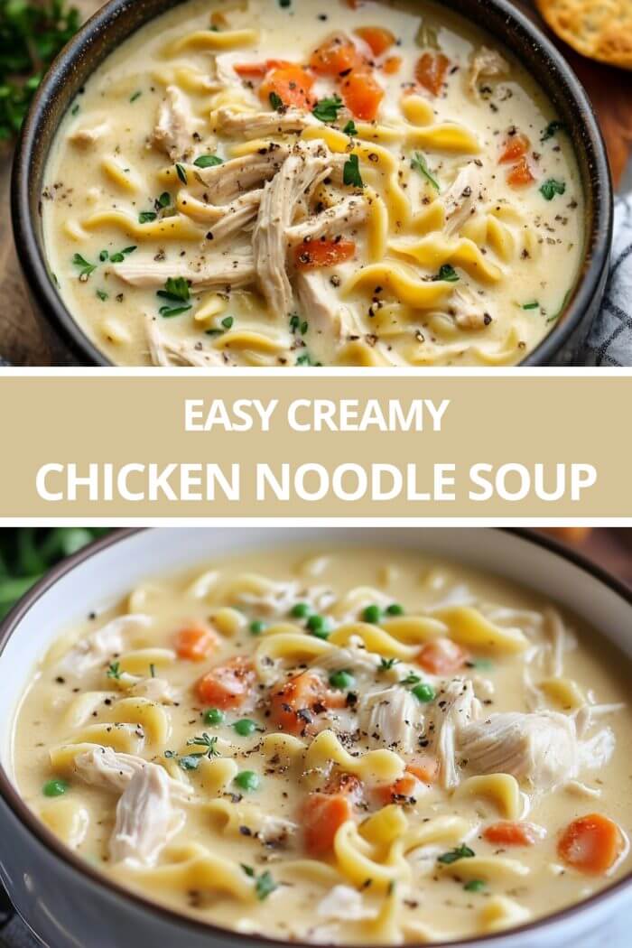Creamy Chicken Noodle Soup