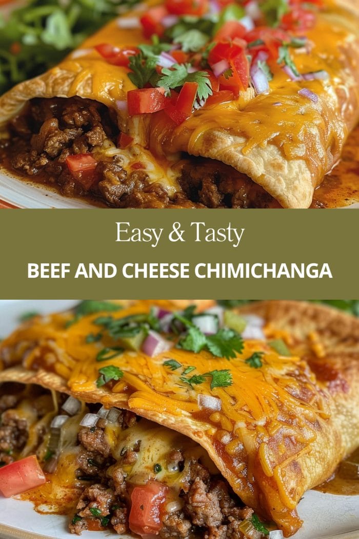 Beef and Cheese Chimichanga