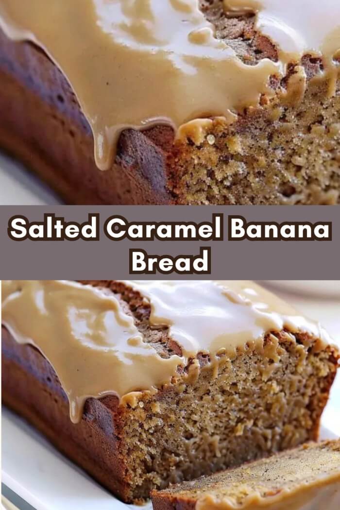Salted Caramel Banana Bread
