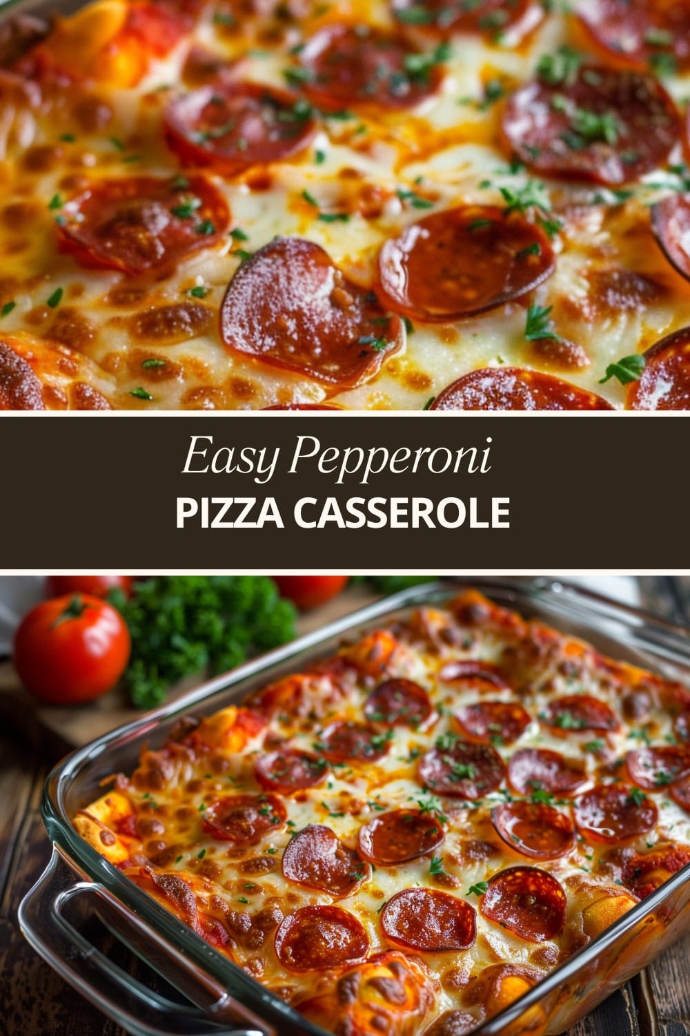 Easy Pepperoni Pizza Casserole