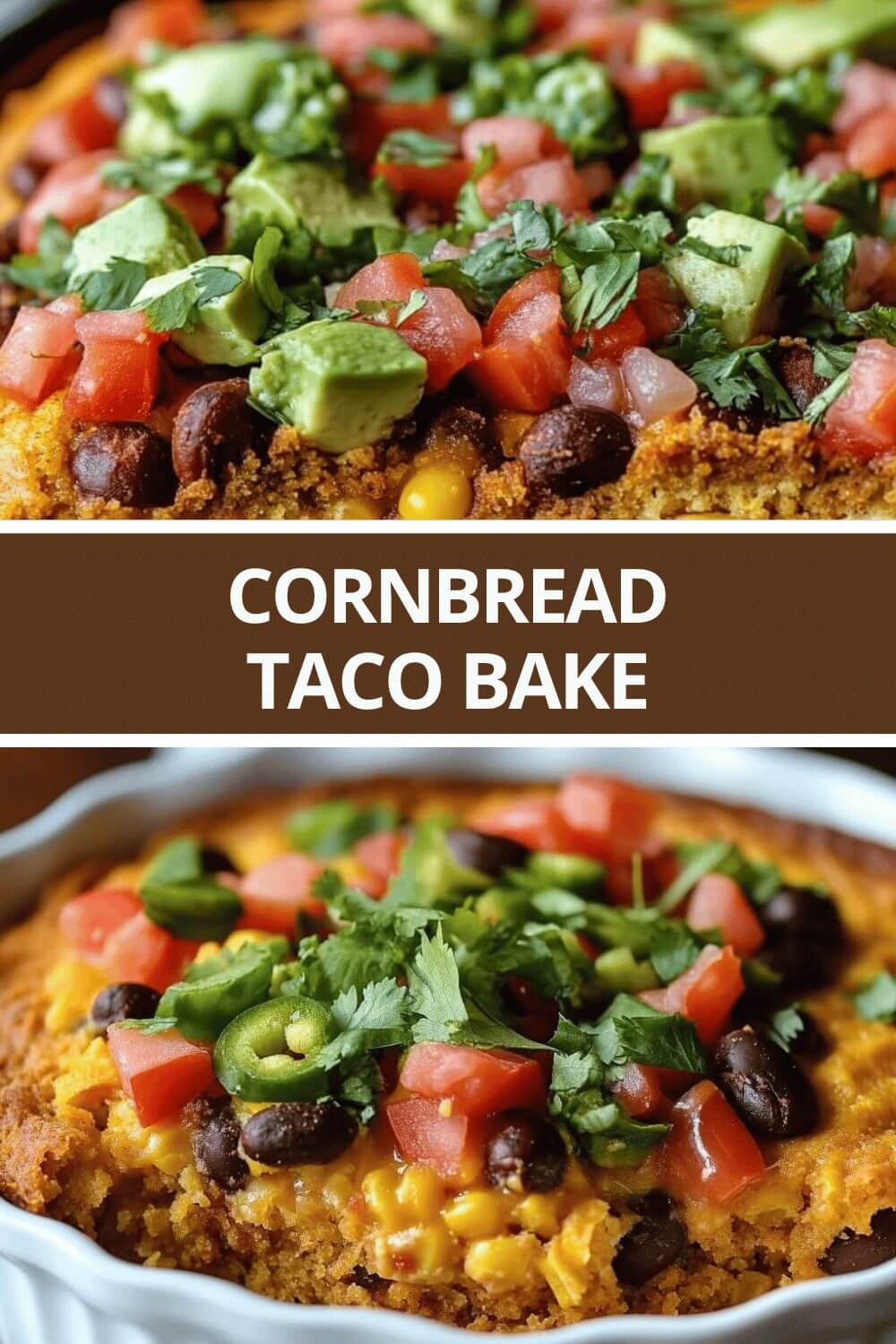 Fiesta Cornbread Taco Bake