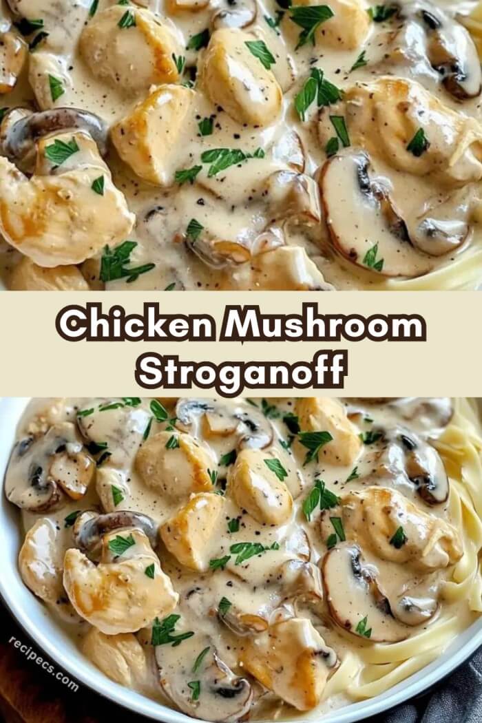 Chicken Mushroom Stroganoff