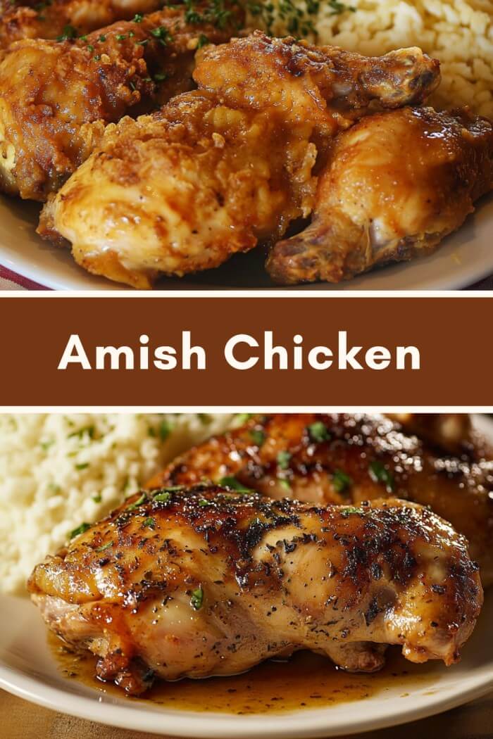 Amish Chicken (it makes its own gravy while baking)