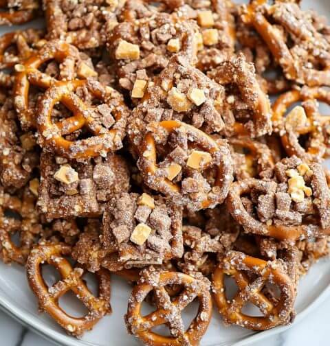 Butter Toffee Pretzels
