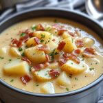 Slow Cooker Hearty Potato Bacon Chowder