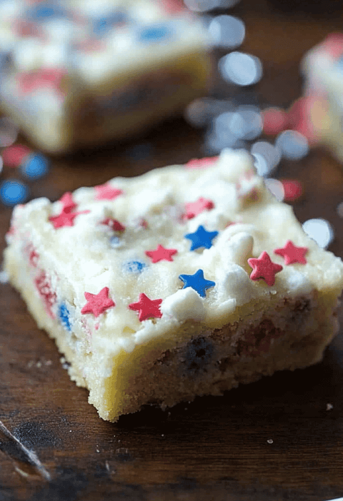 4th Of July Sugar Cookie Bars