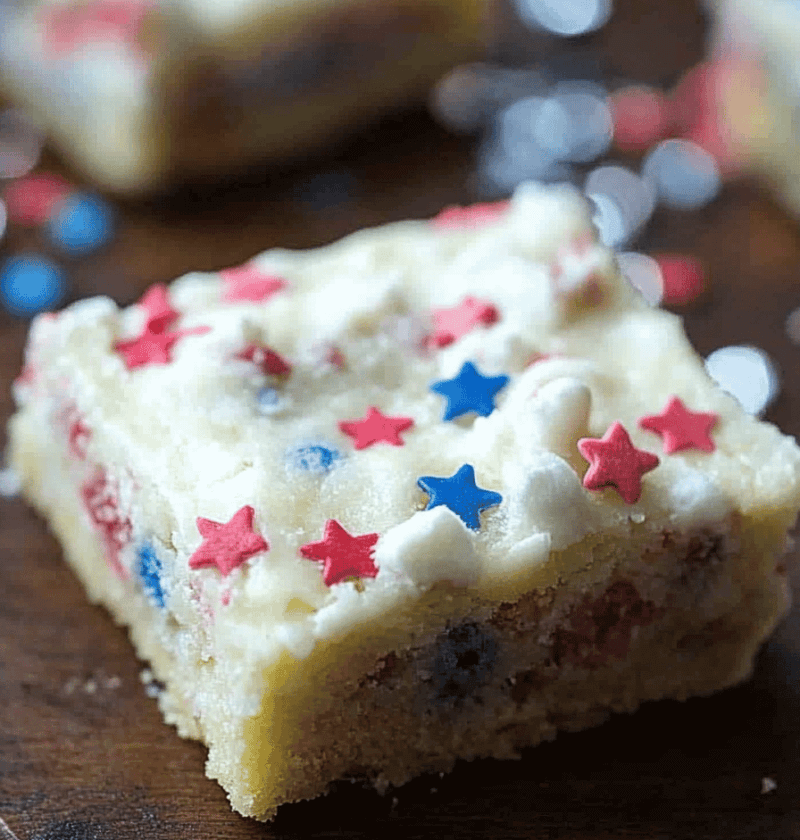 4th Of July Sugar Cookie Bars