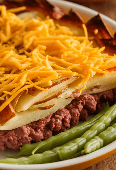 5 Ingredient Hamburger Potato Casserole