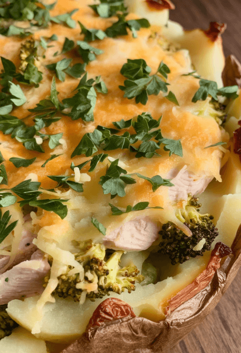 Baked Potato Chicken and Broccoli Casserole