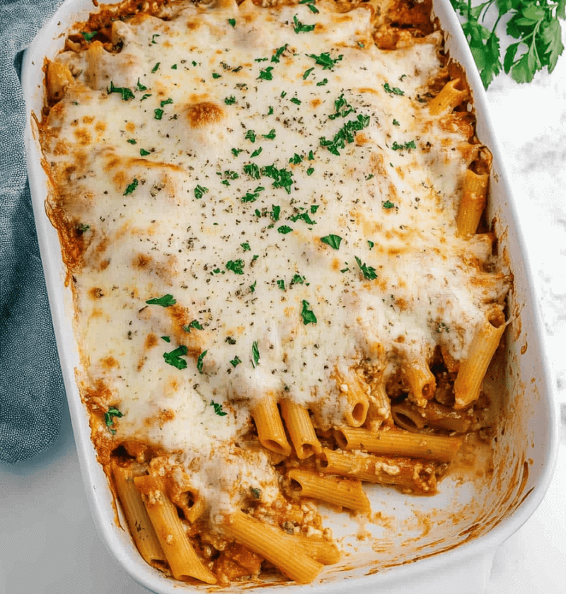 Baked Ziti With Bechamel Sauce