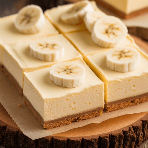 Banana Cream Cheesecake Bars