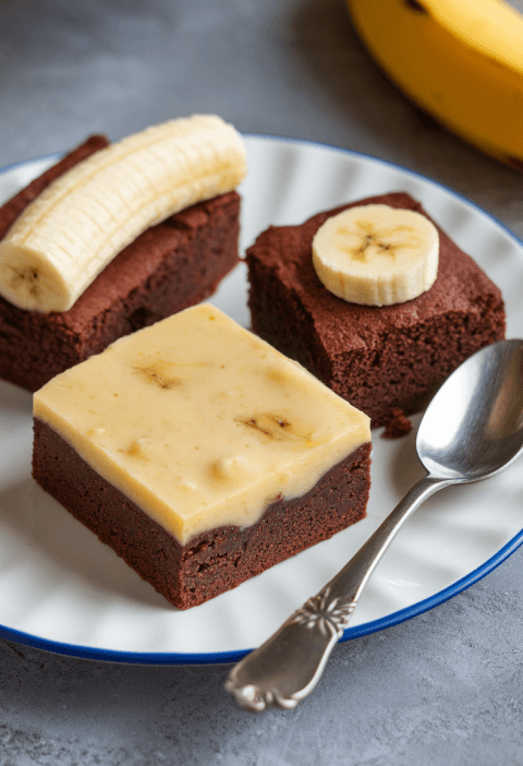 Banana Pudding Brownies