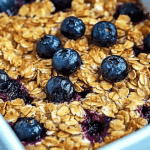 Blueberry Baked Oatmeal