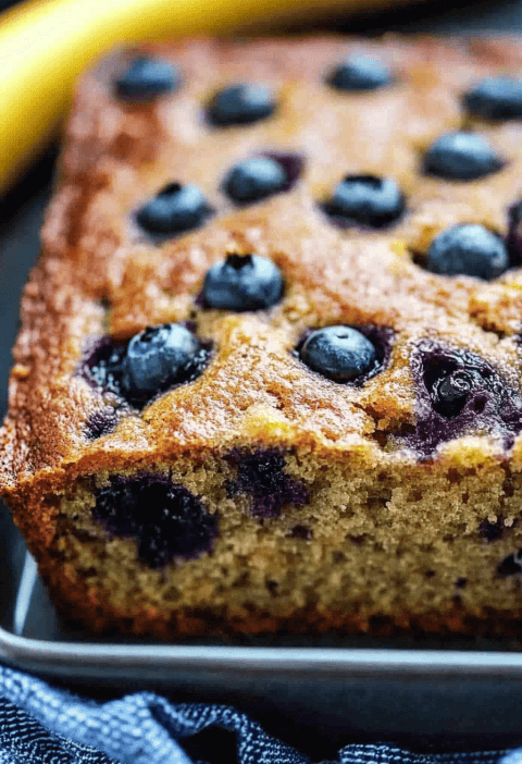 Blueberry Banana Bread