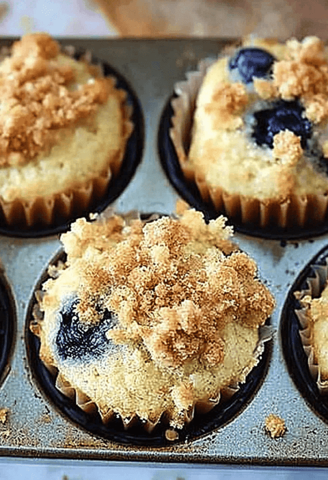 Blueberry Streusel Muffins