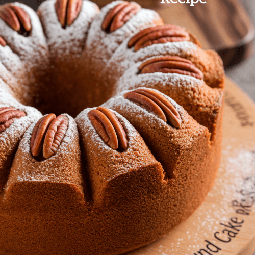 Butter Pecan Pound Cake Recipe