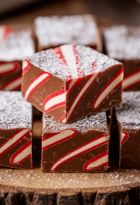 Candy Cane Fudge Recipe