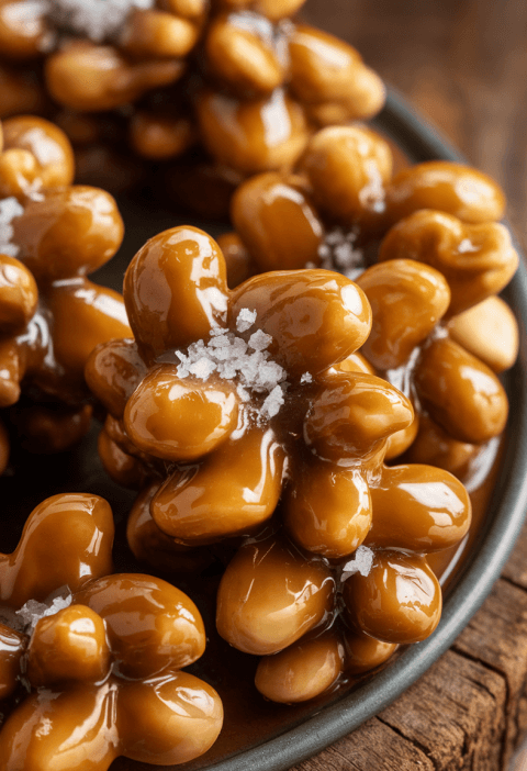 Caramel Cashew Clusters