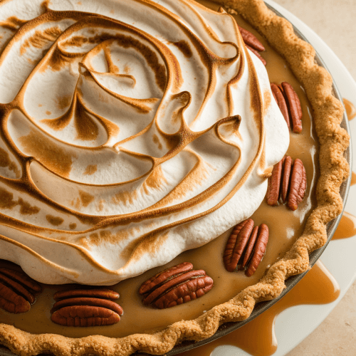 Caramel Pecan Delight Pie
