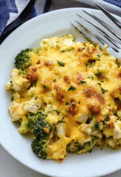 Cheesy Chicken Broccoli Casserole
