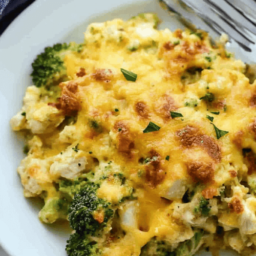 Cheesy Chicken Broccoli Casserole