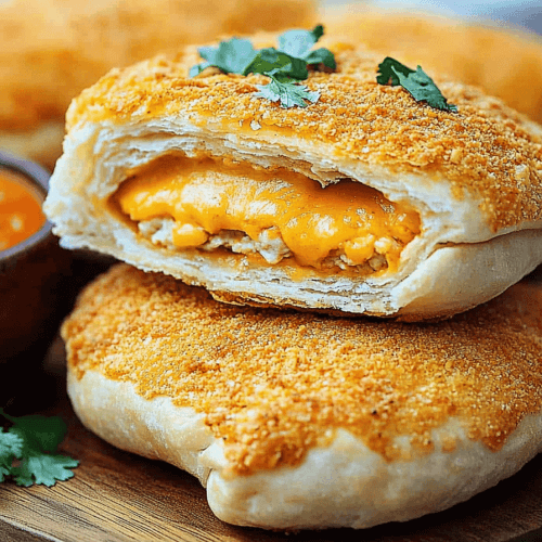 Cheesy Chicken Taco Pockets