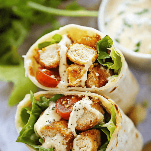 Chicken Caesar Wraps