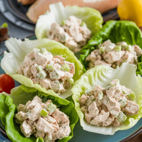 Chicken Salad Lettuce Wraps