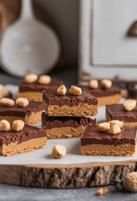 Chocolate Peanut Butter No Bake Cookies