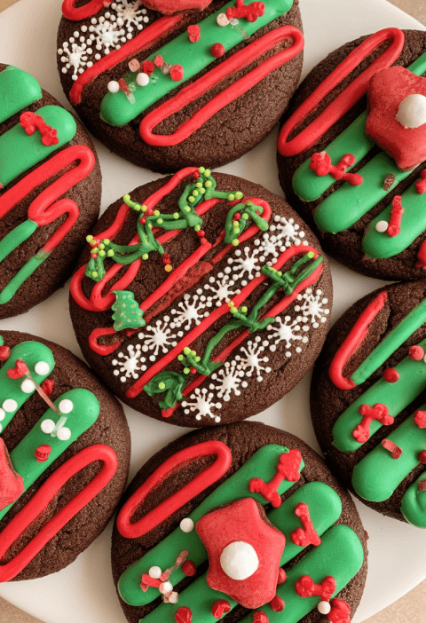 Christmas Brownie Cookies