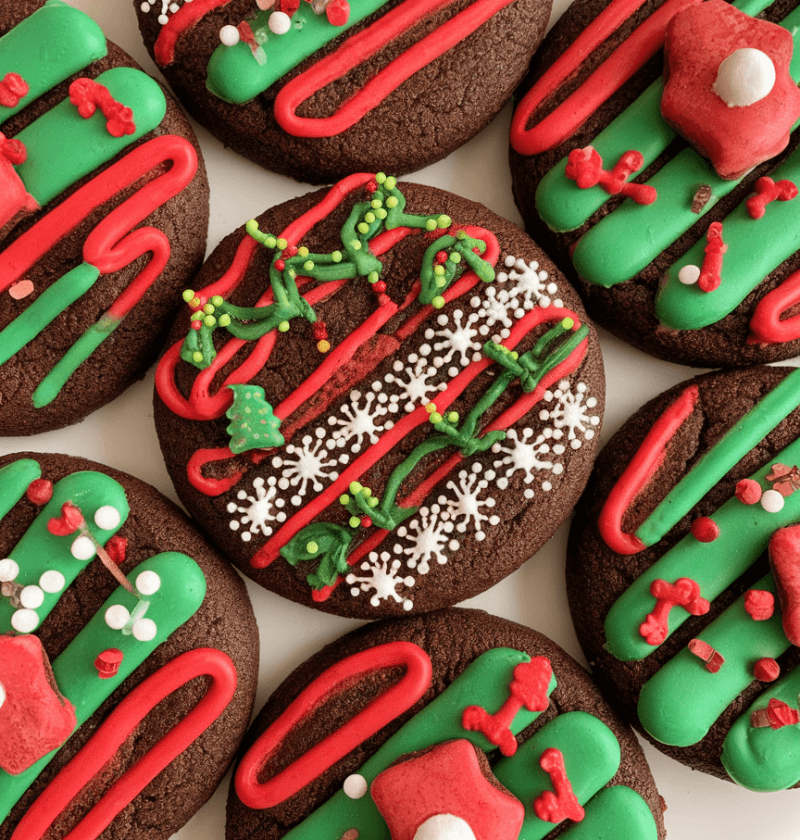 Christmas Brownie Cookies