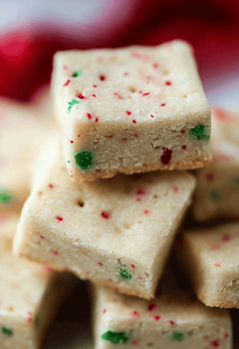 Christmas Shortbread Bites