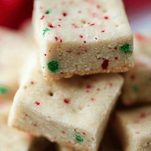 Christmas Shortbread Bites