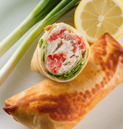 Crab Cake Egg Rolls 2