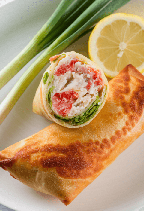 Crab Cake Egg Rolls 2