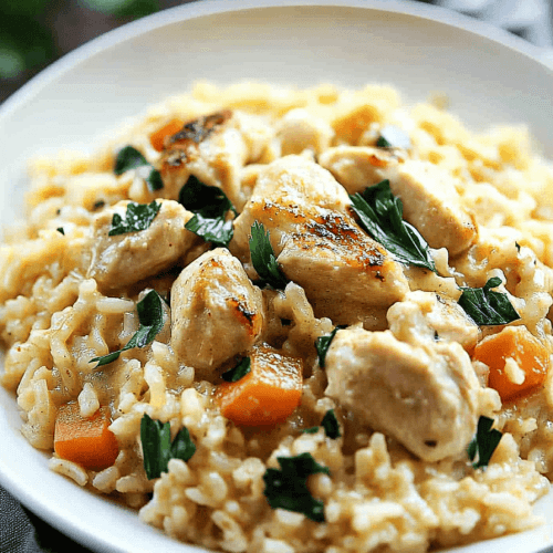 Creamy Chicken And Rice