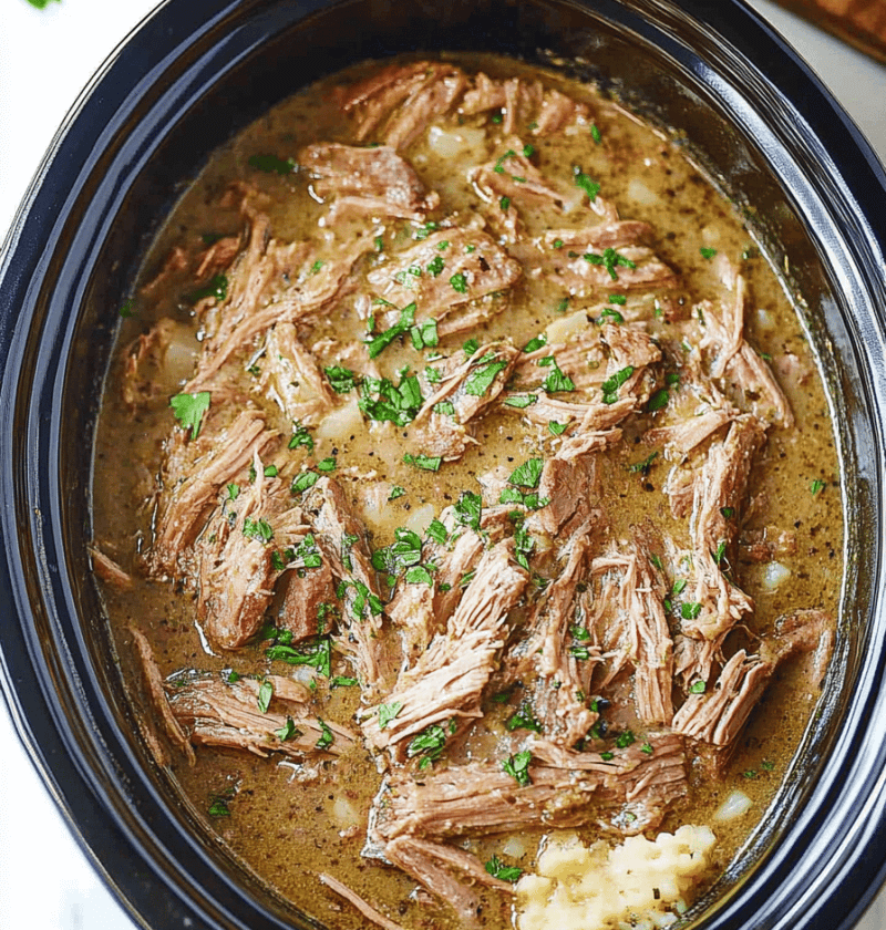 Crock Pot Pork Roast And Gravy