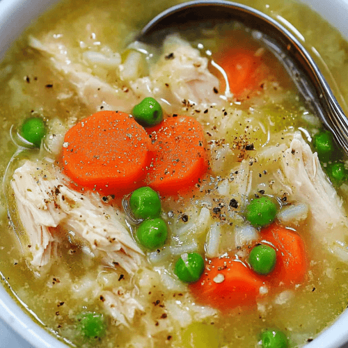 Crockpot Chicken And Rice Soup