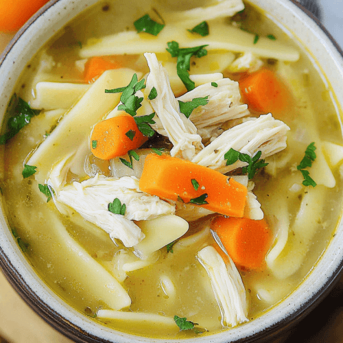Crockpot Chicken Noodle Soup