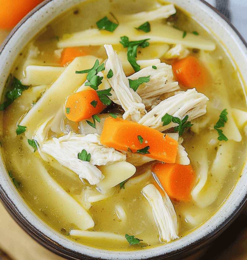 Crockpot Chicken Noodle Soup
