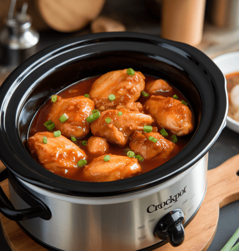 Crockpot Sweet Garlic Chicken