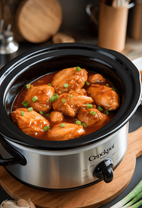 Crockpot Sweet Garlic Chicken