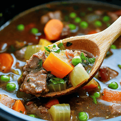Crockpot Vegetable Beef Soup