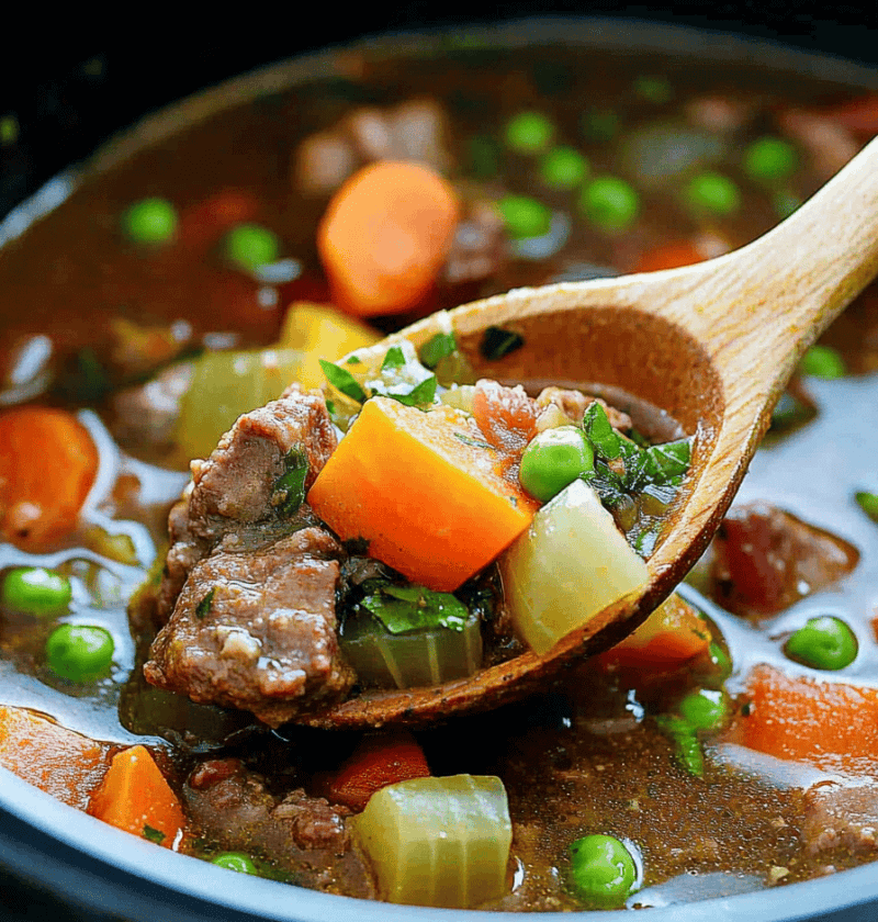 Crockpot Vegetable Beef Soup