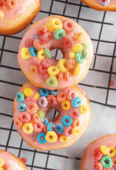 Fruit Loop Donuts