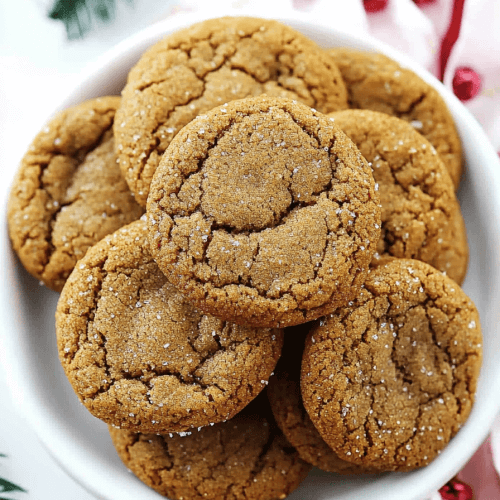 Ginger Molasses Cookies