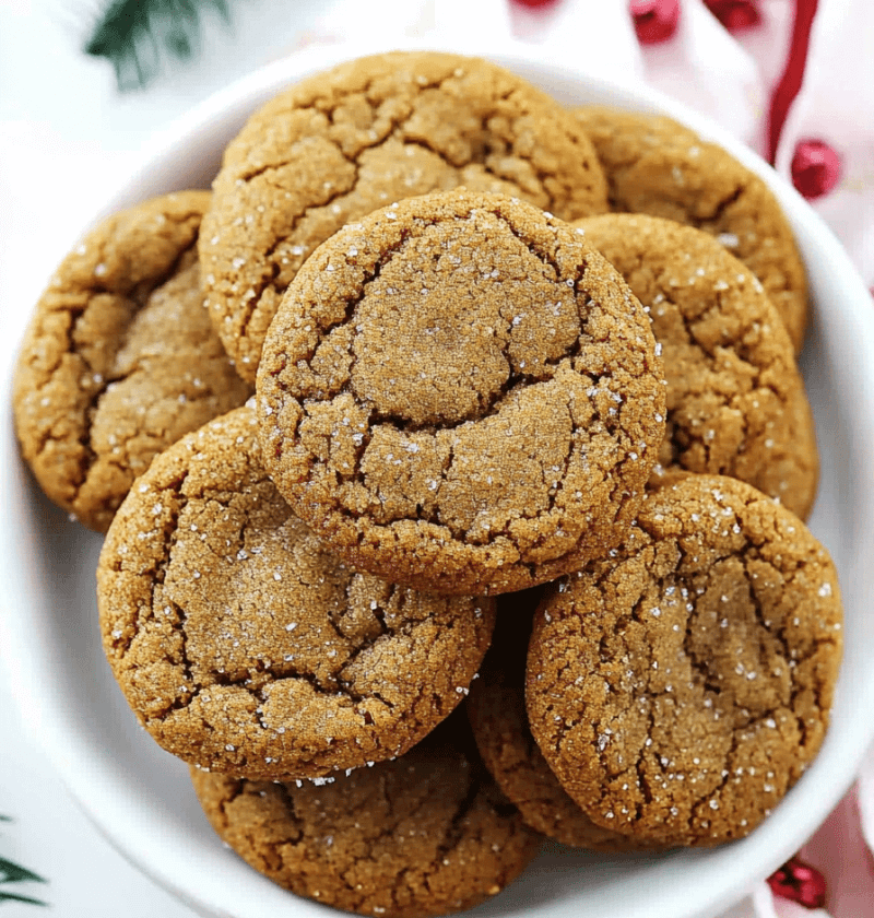 Ginger Molasses Cookies