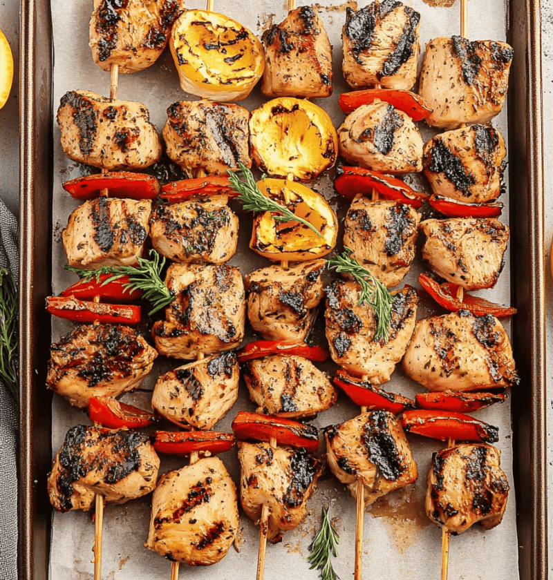 Greek Chicken Kabobs