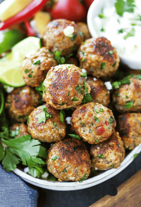 Greek Turkey Meatballs